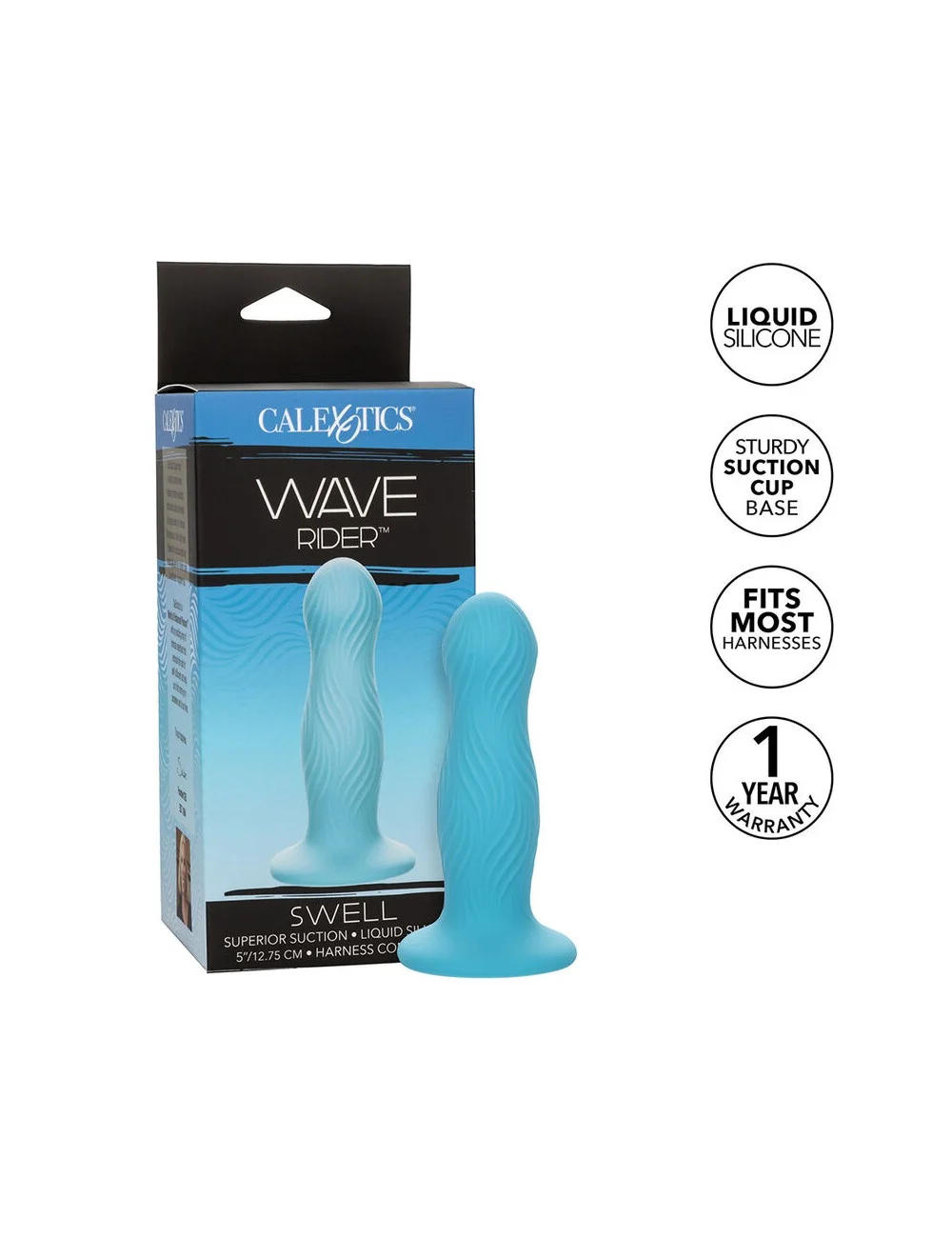 CALEXOTICS - WAVE RIDER PLUG ANAL BLEU CALEXOTICS - WAVE RIDER PLUG ANAL BLEU