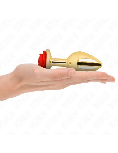 KINK - PLUG ANAL OR ROSE ROUGE TAILLE L
