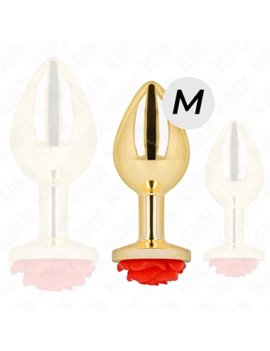KINK - PLUG ANAL OR ROSE ROUGE TAILLE M