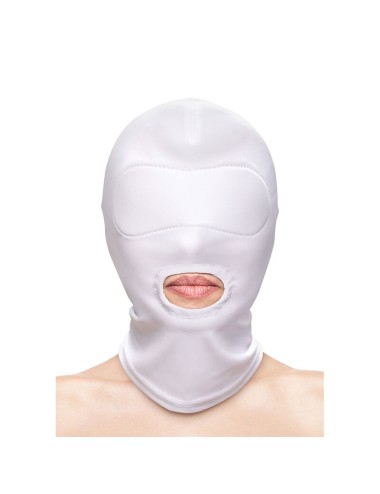 NS NOVELTIES - FETISH & FASHION CAGOULE BOUCHE NYLON BLANC