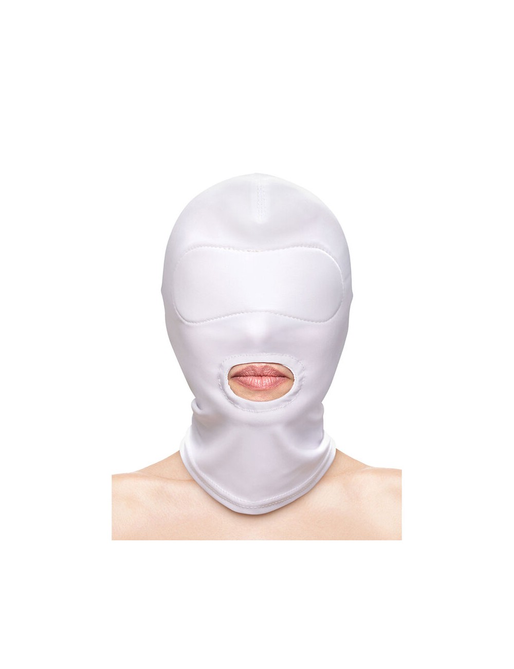 NS NOVELTIES - FETISH & FASHION CAGOULE BOUCHE NYLON BLANC NS NOVELTIES - FETISH & FASHION CAGOULE BOUCHE NYLON BLANC