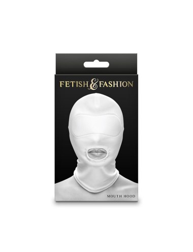 NS NOVELTIES - FETISH & FASHION CAGOULE BOUCHE NYLON BLANC