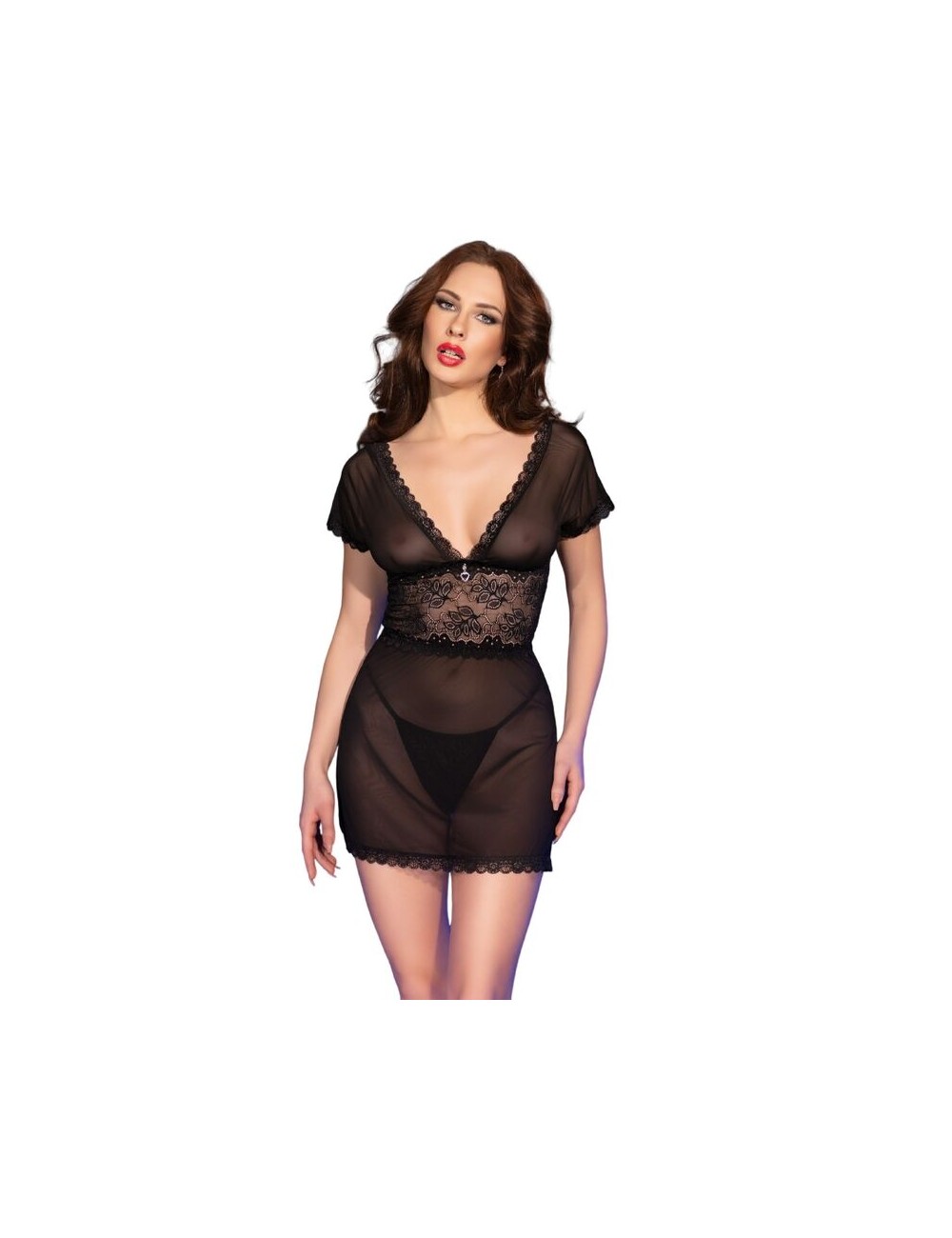 CHILIROSE - BABYDOLL CR 4830 NOIR M CHILIROSE - BABYDOLL CR 4830 NOIR M