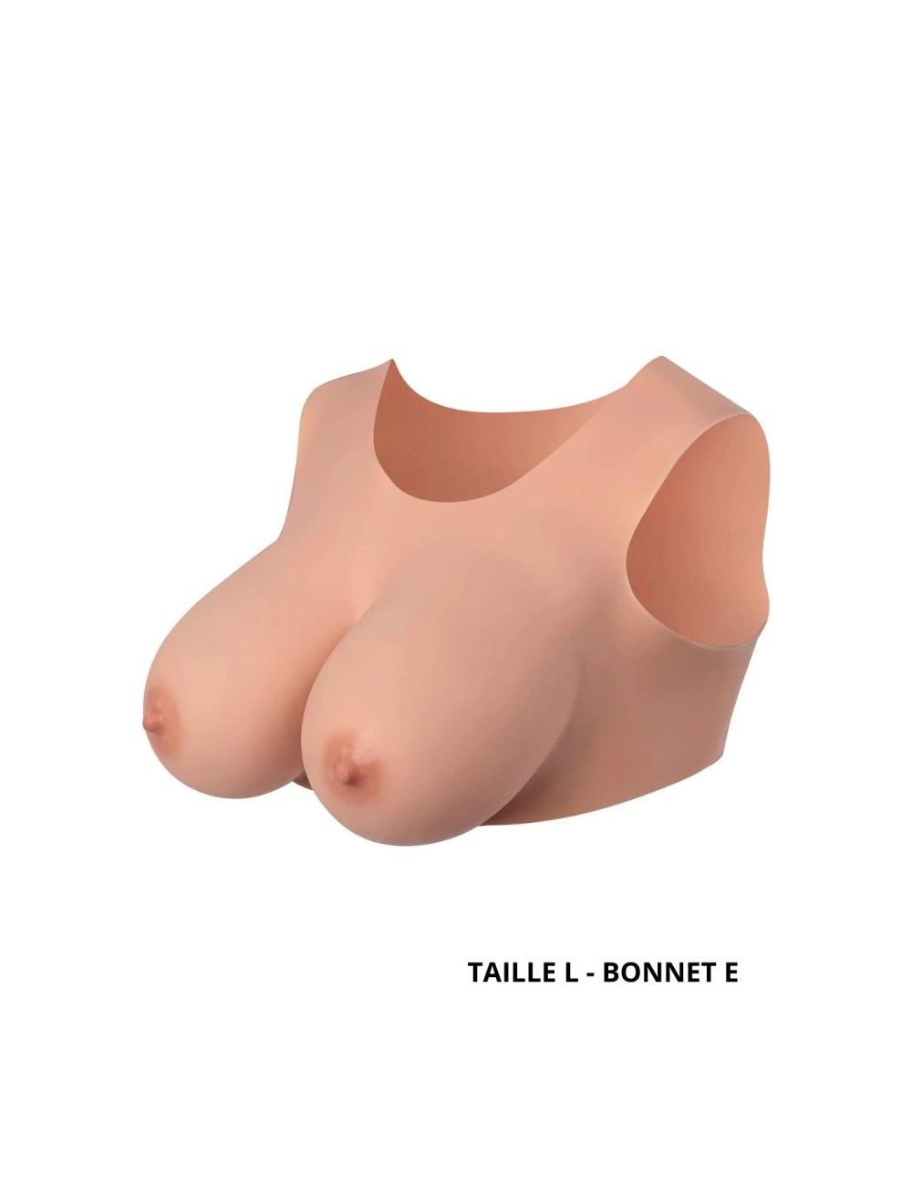 Buste seins réaliste couleur peau claire Taille L Bonnet E - CC730014019405 Buste seins réaliste couleur peau claire Taille L Bonnet E - CC730014019405