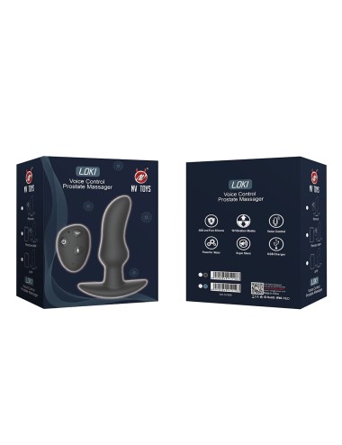 Stimulateur de prostate télécommandé USB avec option commande vocale LOKI - WS-NV509