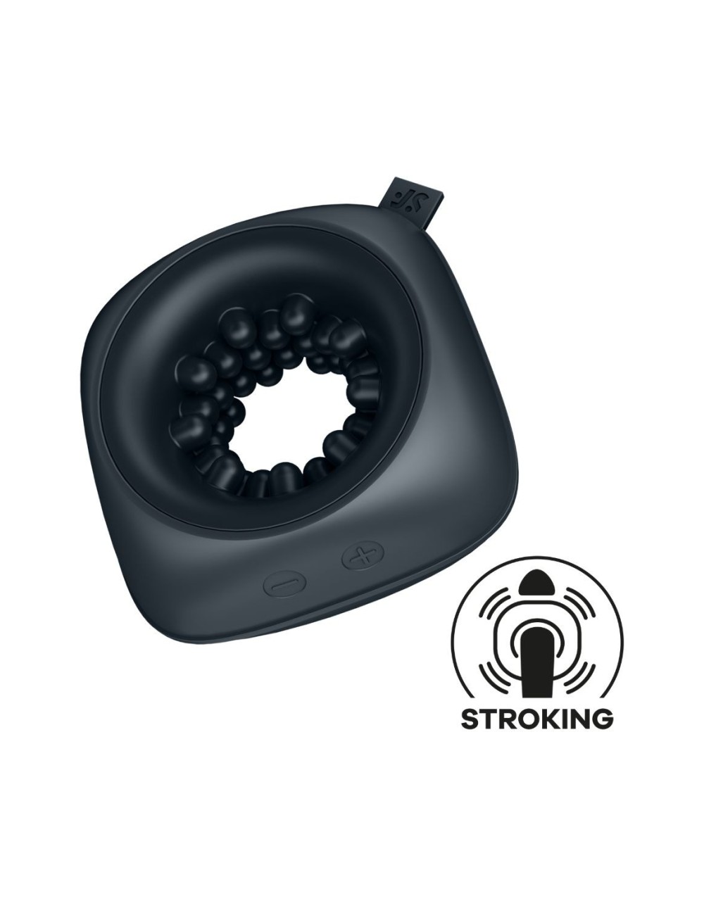 Masturbateur vibrant noir Ring Strocker Satisfyer - CC597865