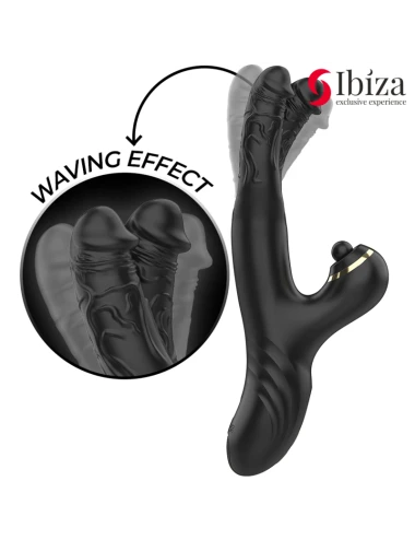 IBIZA - DOUBLE VIBRATEUR TWO DRAGONS NOIR