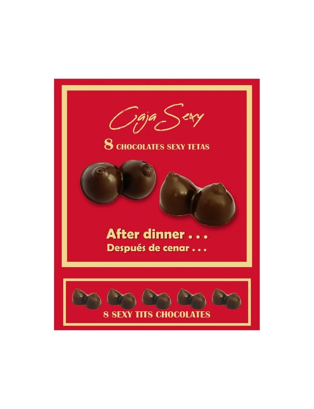 DIABLO PICANTE - 8 CHOCOLATS SEXY SEINS DIABLO PICANTE - 8 CHOCOLATS SEXY SEINS