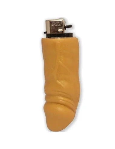 DIABLO PICANTE - BRIQUET RECHARGEABLE EN FORME DE PÉNIS DORÉ