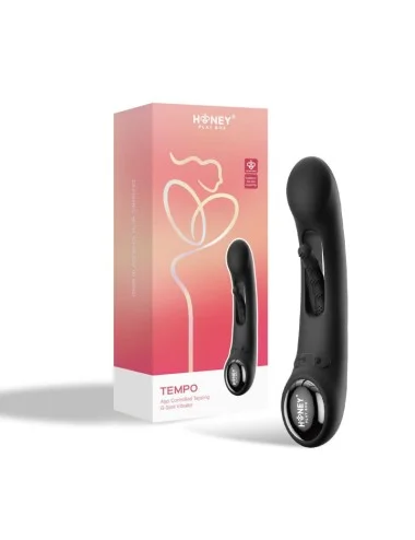 Tempo vibromasseur G-spot avec capteurs de pression et application Noir