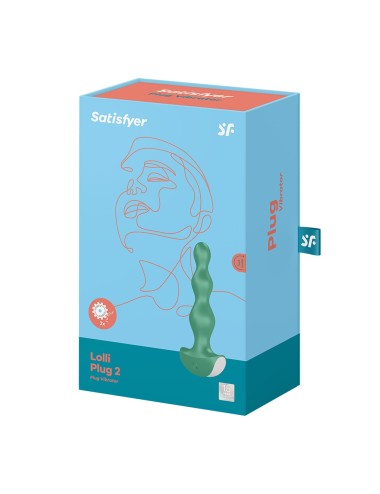 Plug anal vibrant vert Lolli plug 2 Satisfyer - CC5972720020