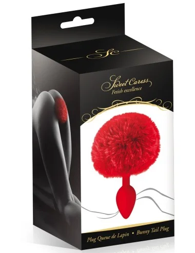 Plug anal pompon rouge - CC5700910030
