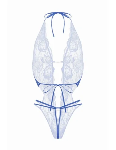 Body string ouvert Renee bleu - Christine