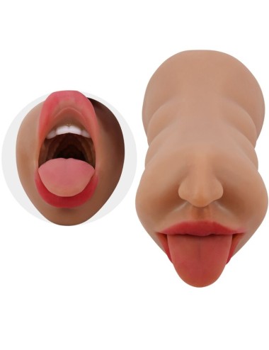 CRAZY BULL - SARAH DOUBLE MASTURBATEUR BOUCHE & VAGIN CHAIR