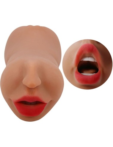 CRAZY BULL - ZOEY DOUBLE MASTURBATEUR BOUCHE ET VAGIN CHAIR