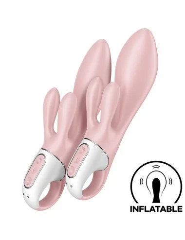 SATISFYER - AIR PUMP BUNNY 3 VIBRATEUR GONFLABLE LAPIN ROSE