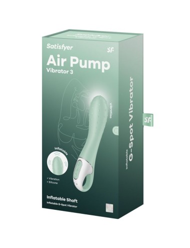 SATISFYER - AIR PUMP VIBRATOR 3 POINT G GONFLABLE NEUF