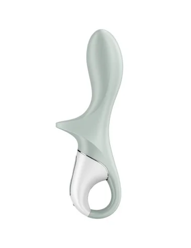 SATISFYER - AIR PUMP BOOTY 3 VIBRATEUR ANAL GONFLABLE GRIS VERT