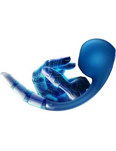 SATISFYER - PRO+ WAVE 4 STIMULATEUR POINT G ET IMPULSION D'AIR APPLICATION GRATUITE BLEU FONCÉ