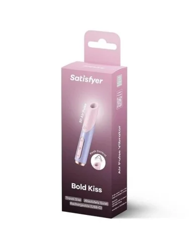 SATISFYER - BOLD KISS WAVE STIMULATEUR DE CLITORIS ROSE / VIOLET