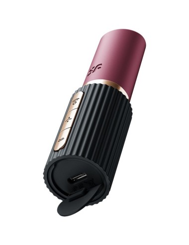 SATISFYER - STIMULATEUR DE CLITORIS PRO 2 KISS WAVE GRENAT / NOIR