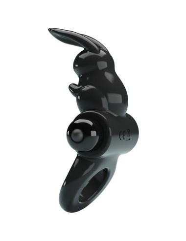 PRETTY LOVE - ANNEAU VIBRATEUR EXCITANT RABBIT 10 VIBRATIONS NOIR