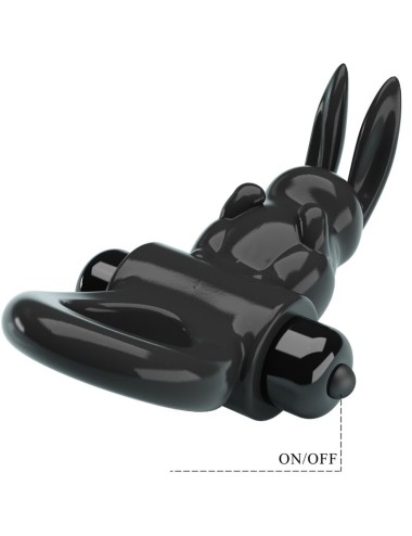 PRETTY LOVE - ANNEAU VIBRATEUR EXCITANT RABBIT 10 VIBRATIONS NOIR