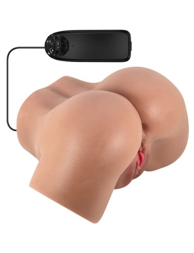 CRAZY BULL - HAILEY VIBRATEUR FESSES AVEC VAGIN ET ANUS RÉALISTES MULATTO CONTRÔLE À DISTANCE