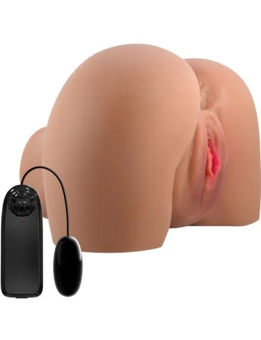 CRAZY BULL - MILA VIBRATEUR FESSE AVEC VAGIN ET ANUS RÉALISTES CONTRÔLE DE LA CHAIR À DISTANCE