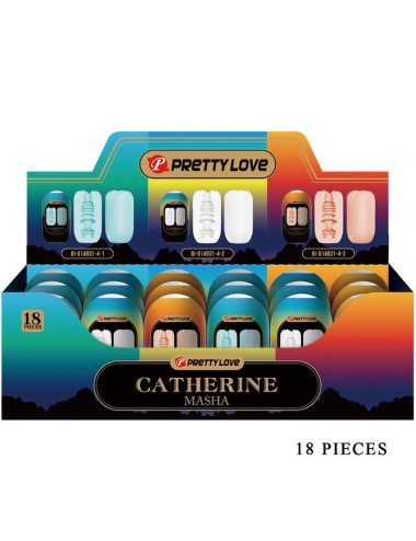 PRETTY LOVE - MASHA PACK 18 DIFFÉRENTS MASCRUBATEURS HOMMES