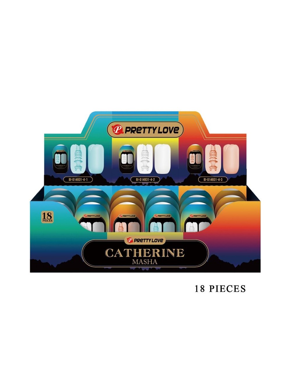 PRETTY LOVE - MASHA PACK 18 DIFFÉRENTS MASCRUBATEURS HOMMES PRETTY LOVE - MASHA PACK 18 DIFFÉRENTS MASCRUBATEURS HOMMES