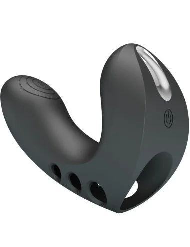 PRETTY LOVE - VIBRATEUR DOIGT CAMELIA 7 VIBRATIONS NOIR
