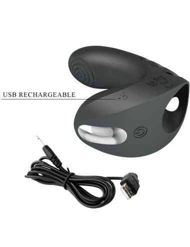PRETTY LOVE - VIBRATEUR DOIGT CAMELIA 7 VIBRATIONS NOIR
