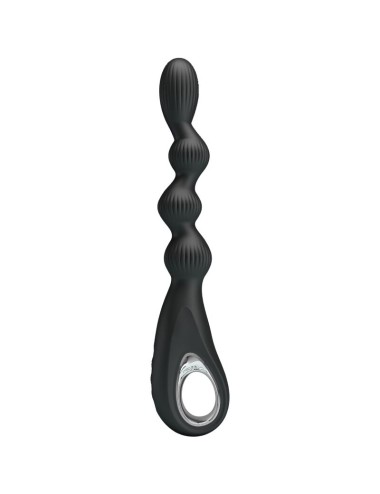 PRETTY LOVE - VIBRATEUR ANAL FEDERER 12 VIBRATIONS NOIR