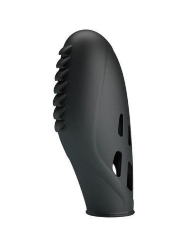 PRETTY LOVE - VIBRATEUR DOIGT EN SILICONE GILO NOIR