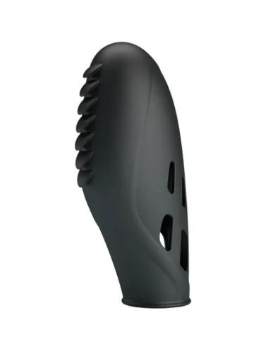 PRETTY LOVE - VIBRATEUR DOIGT EN SILICONE GILO NOIR
