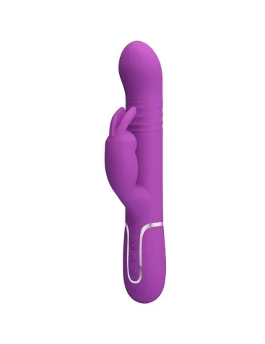 PRETTY LOVE - VIBRATEUR LAPIN MULTIFONCTION COALE 4 EN 1 VIOLET