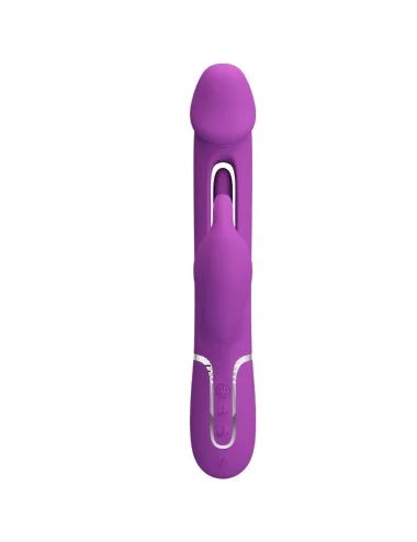 PRETTY LOVE - KAMPAS VIBRATEUR LAPIN MULTIFONCTION 3 EN 1 VIOLET
