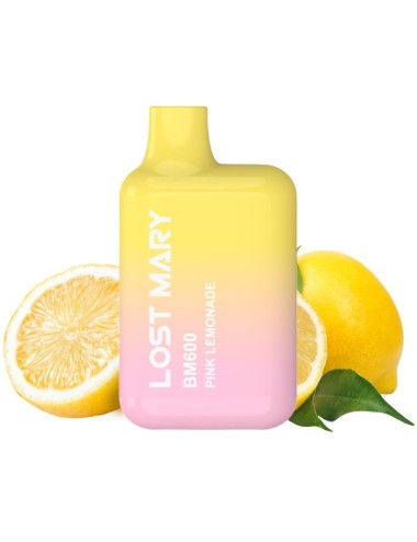 LOST MARY - BM600 VAPER NICOTINE 2% JETABLE LIMONADE ROSE