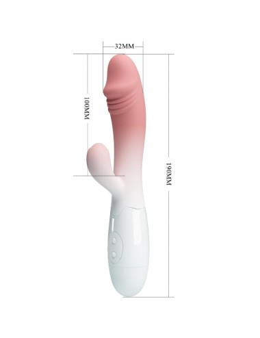 PRETTY LOVE - VIBRATEUR SNAPPY RABBIT 30 VIBRATIONS ROSE