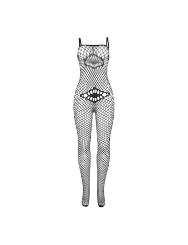 SUBBLIME - 952112 BODYSTOCKING RESILLE AVEC DETAILS SUR LA POITRINE ET LE VENTRE NOIR TAILLE UNIQUE