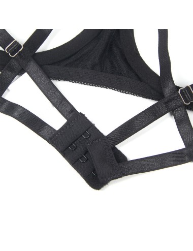 SUBBLIME - 955199 ENSEMBLE SOUTIEN-GORGE AVEC NŒUD NOIR RÉGLABLE S/M