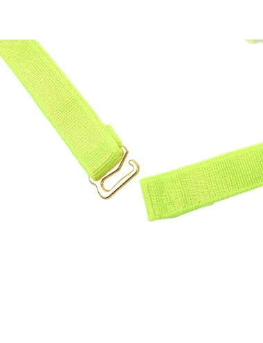 SUBBLIME - 955274 ENSEMBLE SOUTIEN-GORGE AVEC COLLIER ET DÉTAILS DE JAMBES VERT FLUORESCENT S/M
