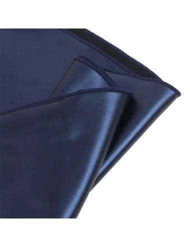 SUBBLIME - 955427 ROBE À BRETELLES EN CUIR BLEU L/XL