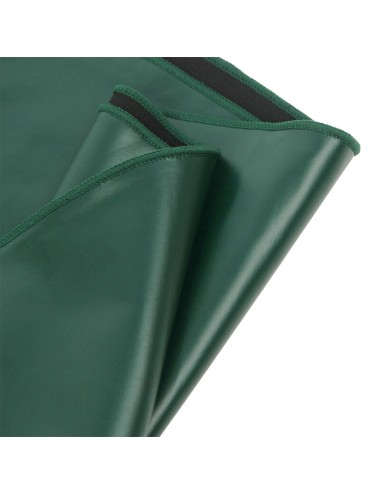 SUBBLIME - 955441 ROBE À BRETELLES EN CUIR VERT L/XL