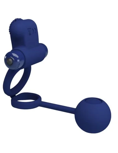 PRETTY LOVE - REMINGTON DOUBLE ANNEAU VIBRANT AVEC PLUG BLEU