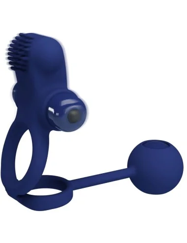 PRETTY LOVE - REMINGTON DOUBLE ANNEAU VIBRANT AVEC PLUG BLEU