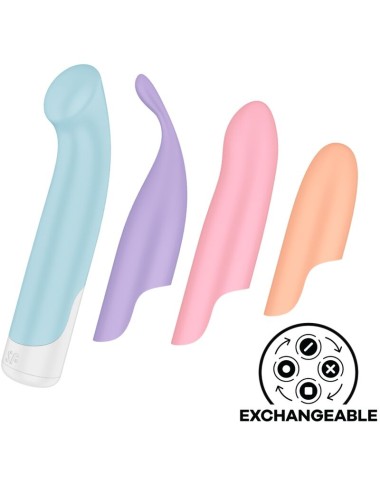 SATISFYER - VIBRATEUR PROGRAMME 12 VIBRATIONS G-SPOT WAVE 4 GRIS FONCÉ