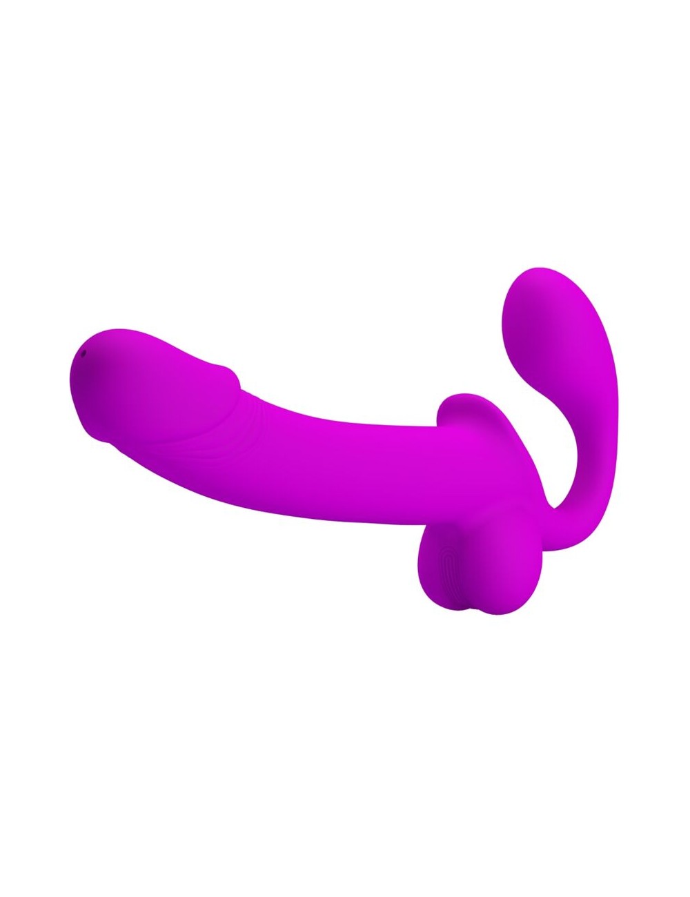 PRETTY LOVE - STIMULATEUR DOUBLE STRAP-ON KELPIE VIOLET PRETTY LOVE - STIMULATEUR DOUBLE STRAP-ON KELPIE VIOLET