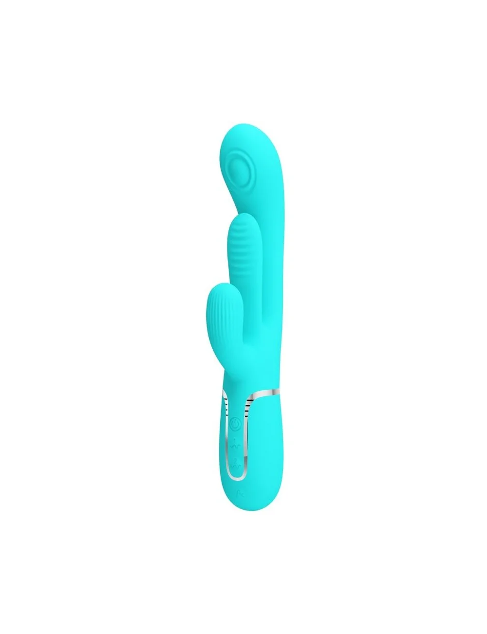 PRETTY LOVE - SHANIA TRIPLE RABBIT VIBRATEUR MULTIFONCTION 3 EN 1 BLEU PRETTY LOVE - SHANIA TRIPLE RABBIT VIBRATEUR MULTIFONCTION 3 EN 1 BLEU